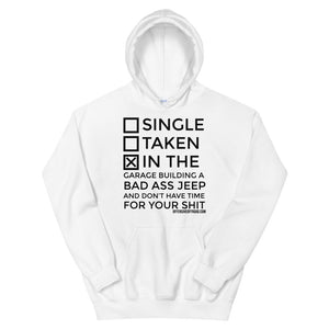 moniquetoohey Single Taken Jeep Unisex Hoodie