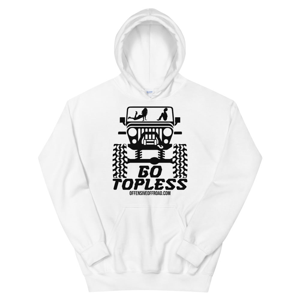 moniquetoohey Go Topless Unisex Hoodie