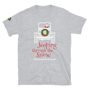 moniquetoohey Jeeping Through the Snow Unisex Short-Sleeve T-Shirt