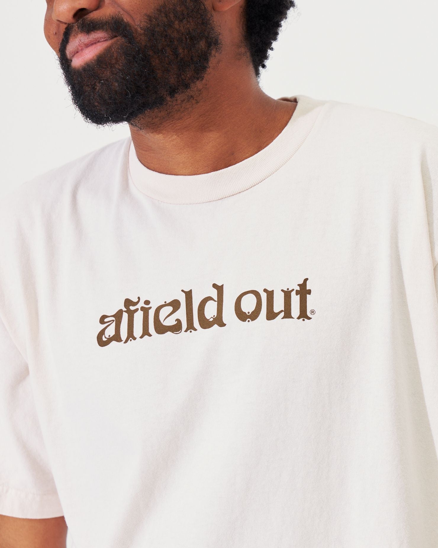 Wordmark T-Shirt in Bone