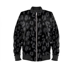 Leopard Jacket No Fixed Abode Designer Streetwear Black Mens