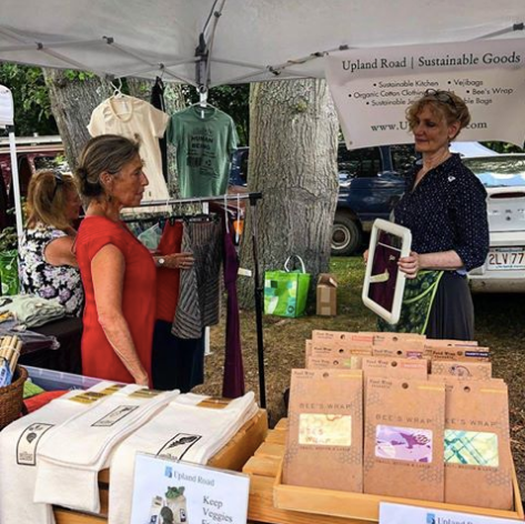Upland Road Sustainable Goods at Newton Farmers Market 