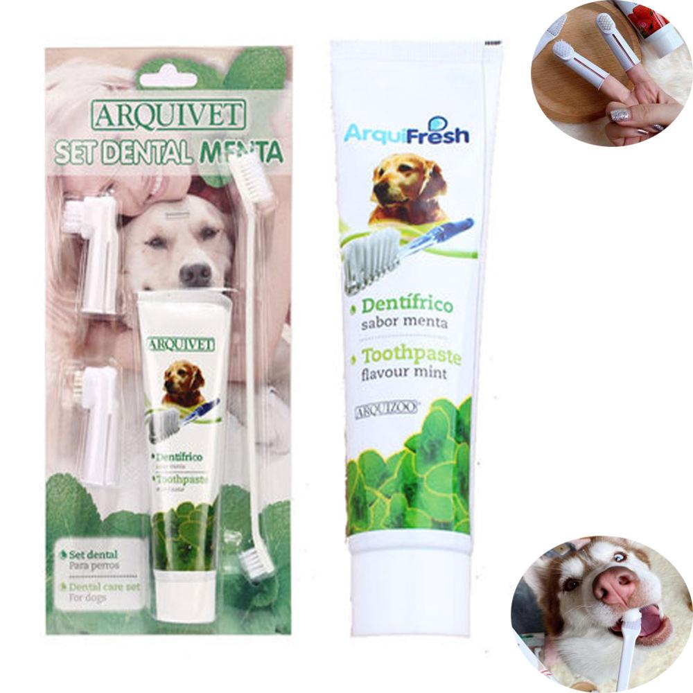 dog toothbrush set