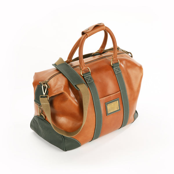 h&m leather duffle bag