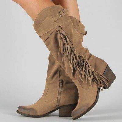 women's high heel western boots
