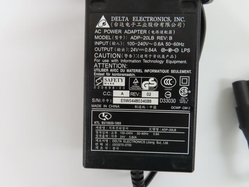 Ongehoorzaamheid Melodrama Speciaal Delta Electronics 20W Power Supply ADP-20LB 24V 0.84A – MSU Surplus Store