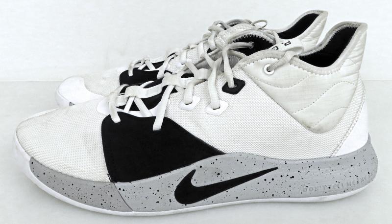 black and white paul george shoes