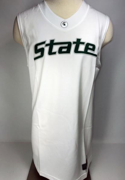 white michigan state jersey