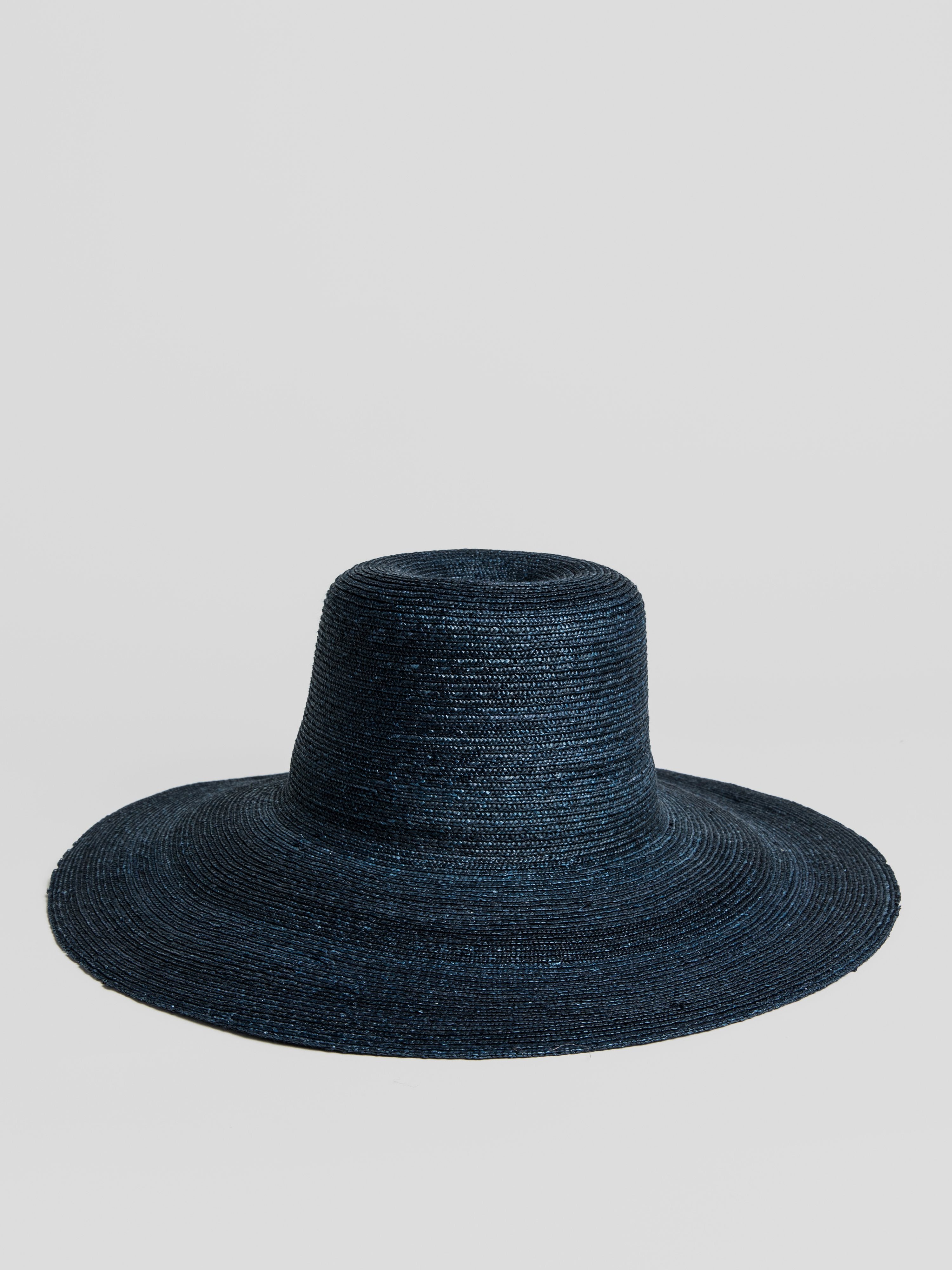 mens blue straw hat