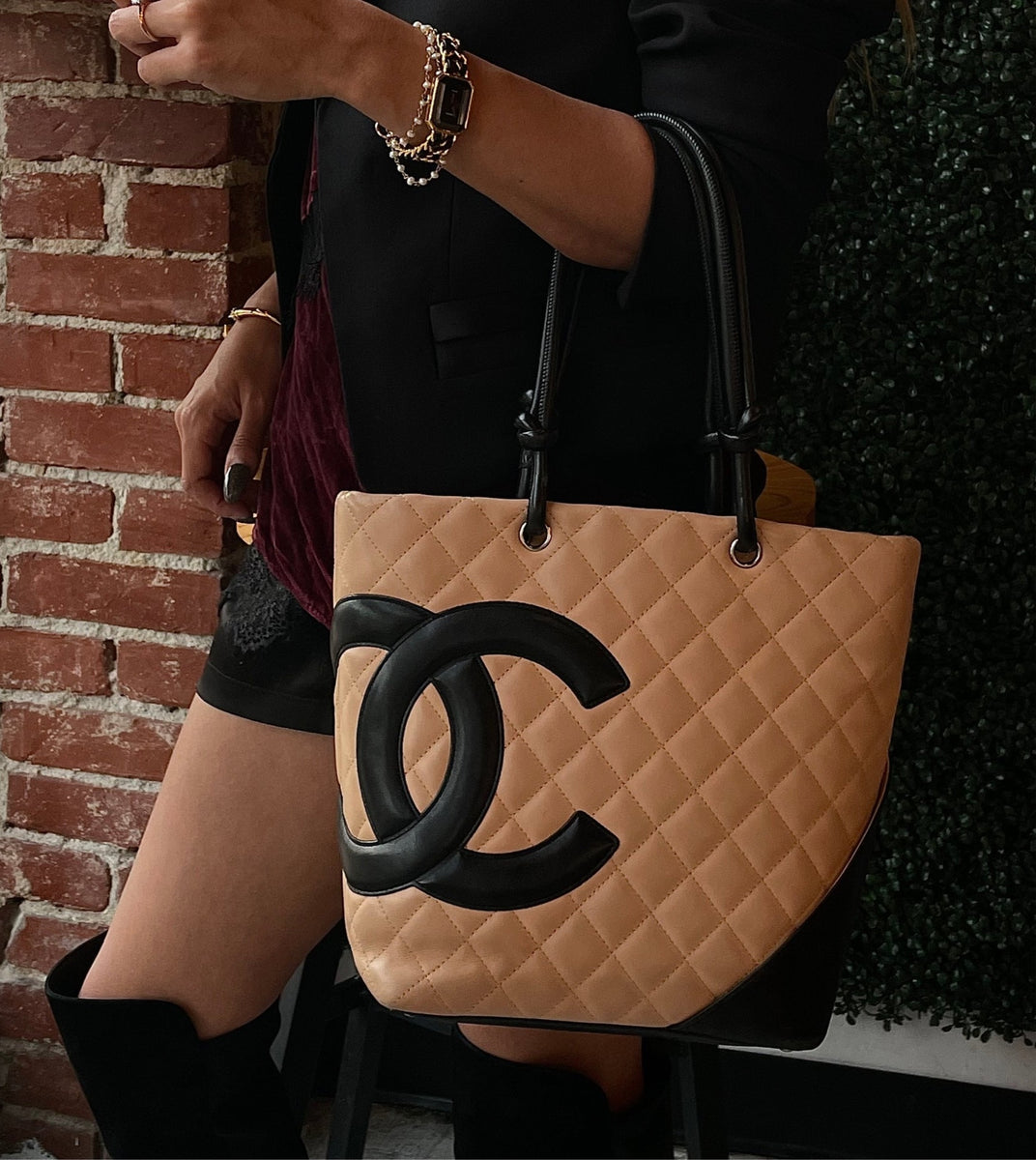 chanel cambon beige