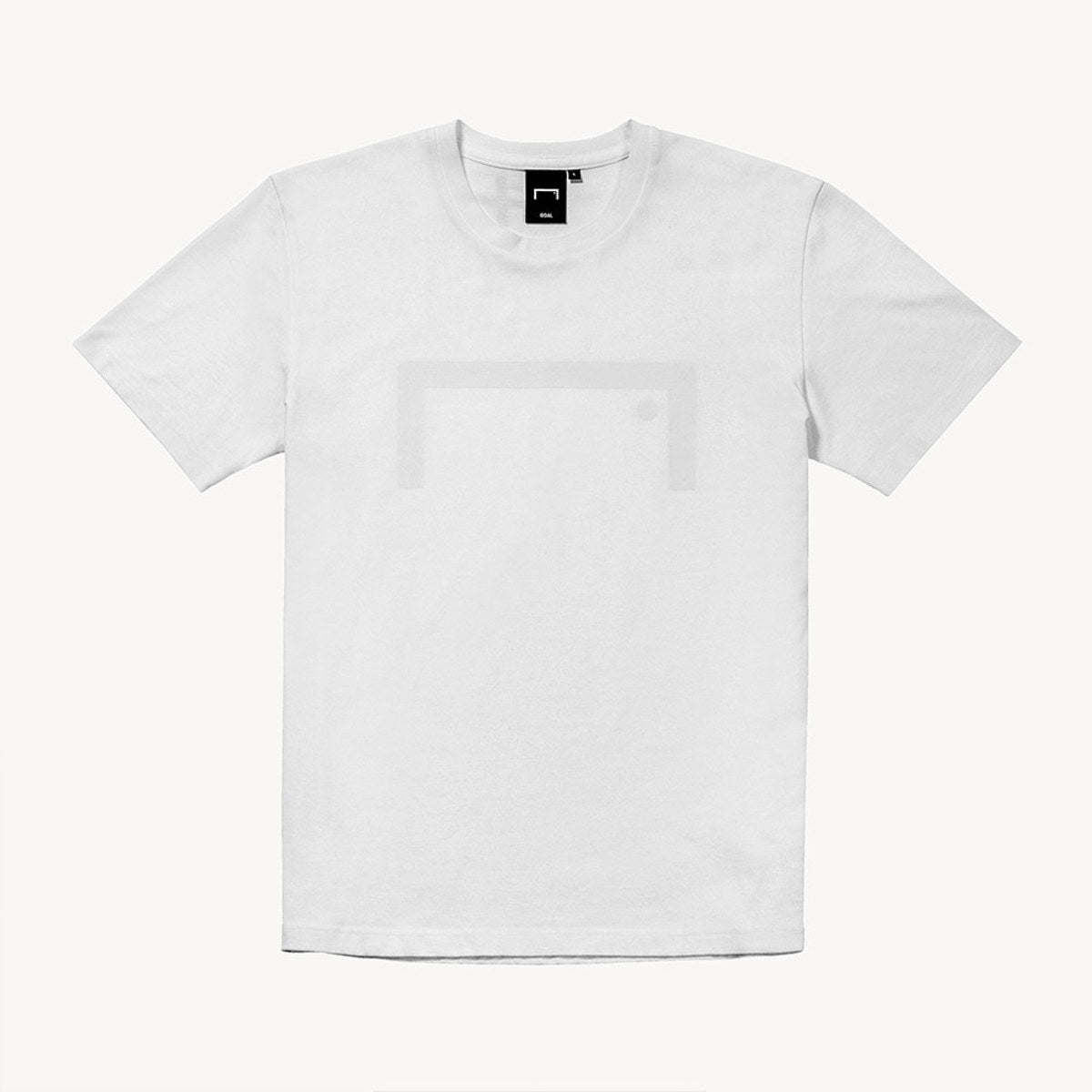 ゴールスタジオ ビッグゴールロゴ 半袖 Tシャツ ホワイト