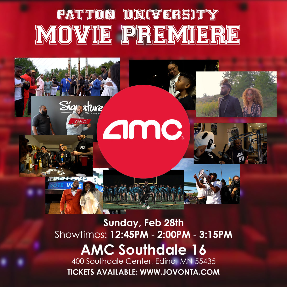 Patton University: Movie Premiere 12:45 