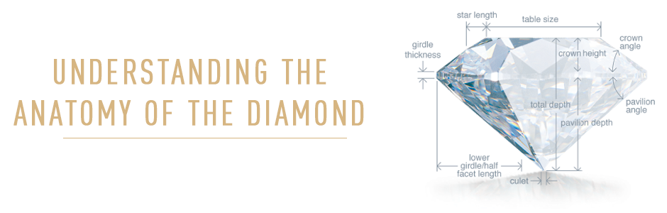 Understanding the anatomy of the Diamonds. Bashert Jewelry