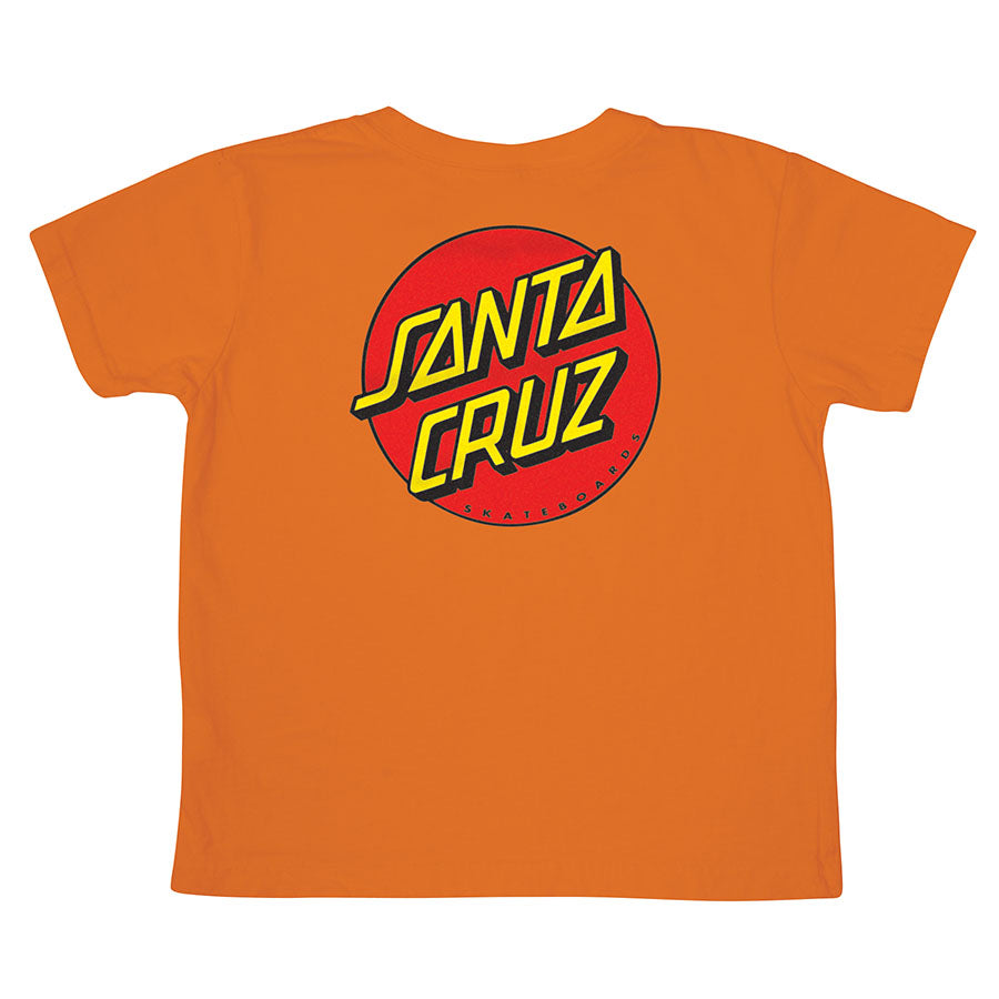 Santa Cruz Classic Dot Regular S/S Kids T-Shirt Orange – Pacific Wave Shop