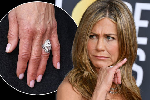 Jennifer not happy about her huge diamond ring