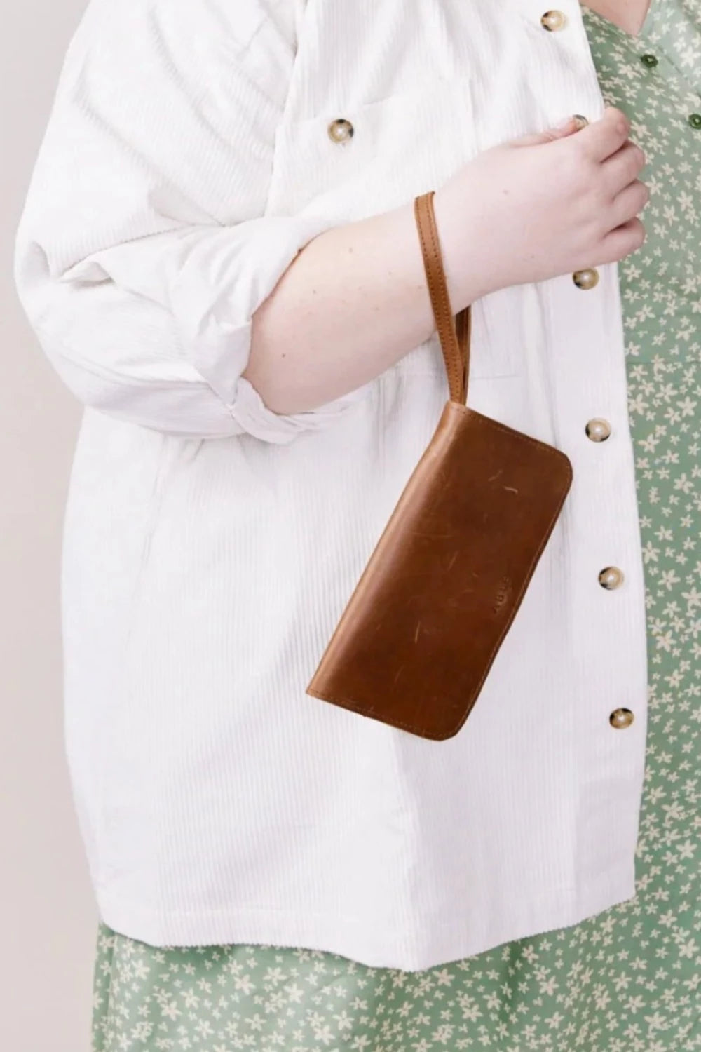 Alem Snap Wallet in Whiskey by ABLE