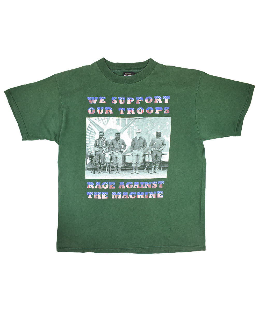 1990s RAGE AGAINST THE MACHINE T-Shirt (XL)
