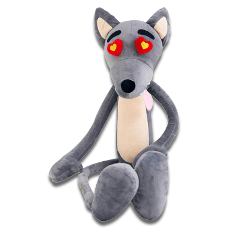 peluche loup geant