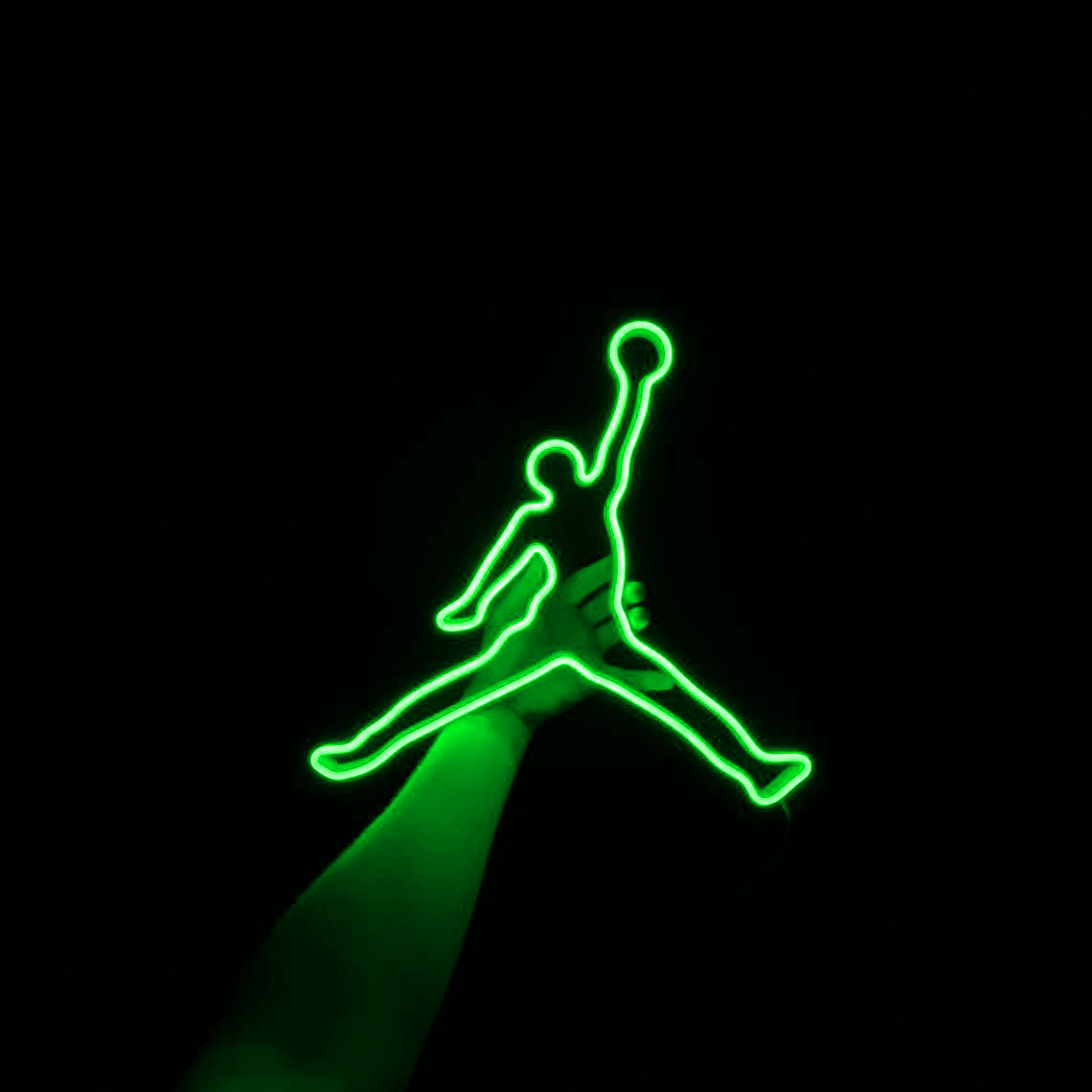 neon green jordans