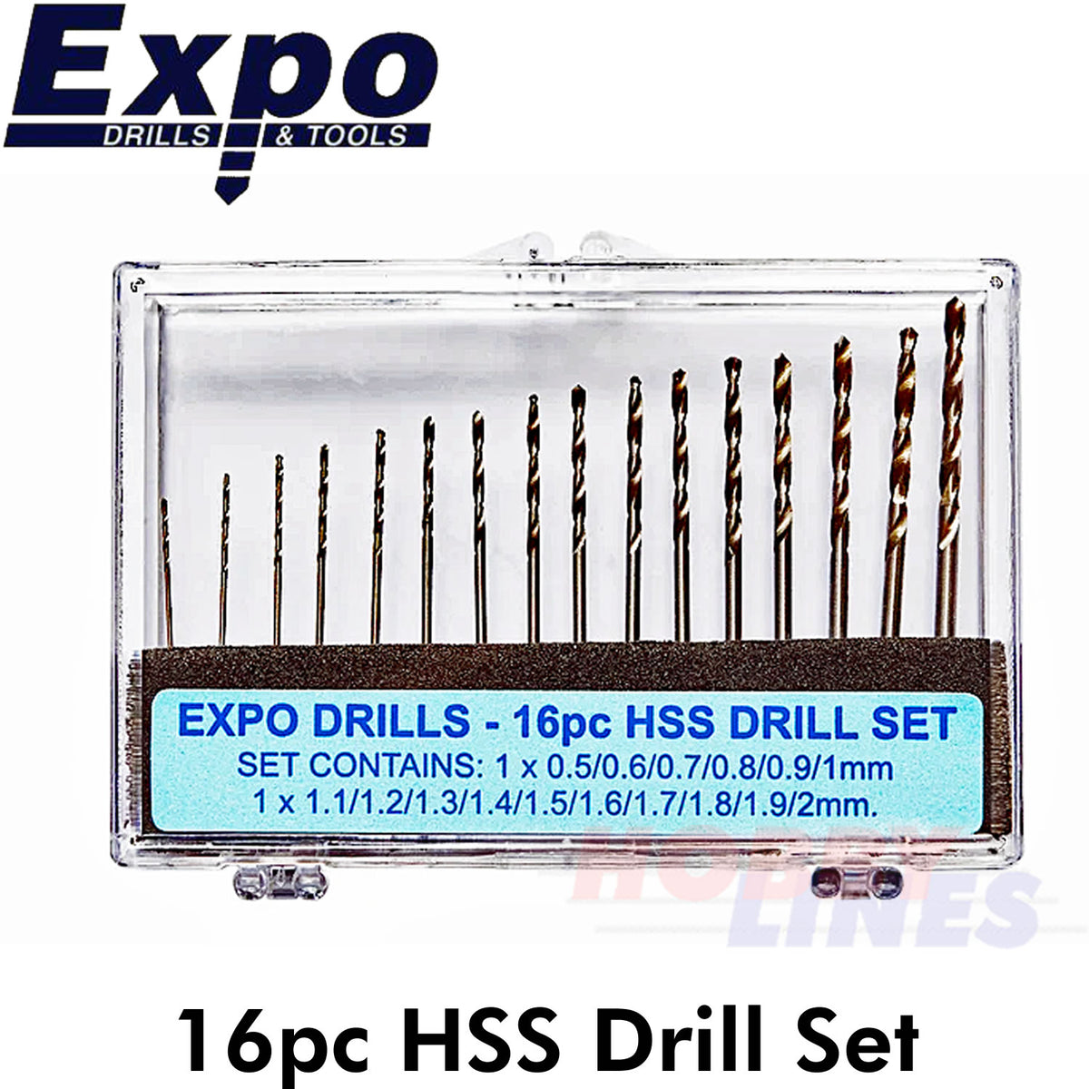 EXPO 11516 16pc HSS Set Twist Drill 