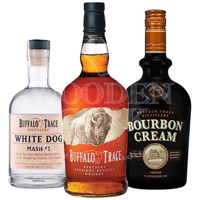 Buy Buffalo Trace Bourbon & Bourbon Cream Liqueur & White Dog Mash Bundle | Buffalo Trace - #1 Online Store