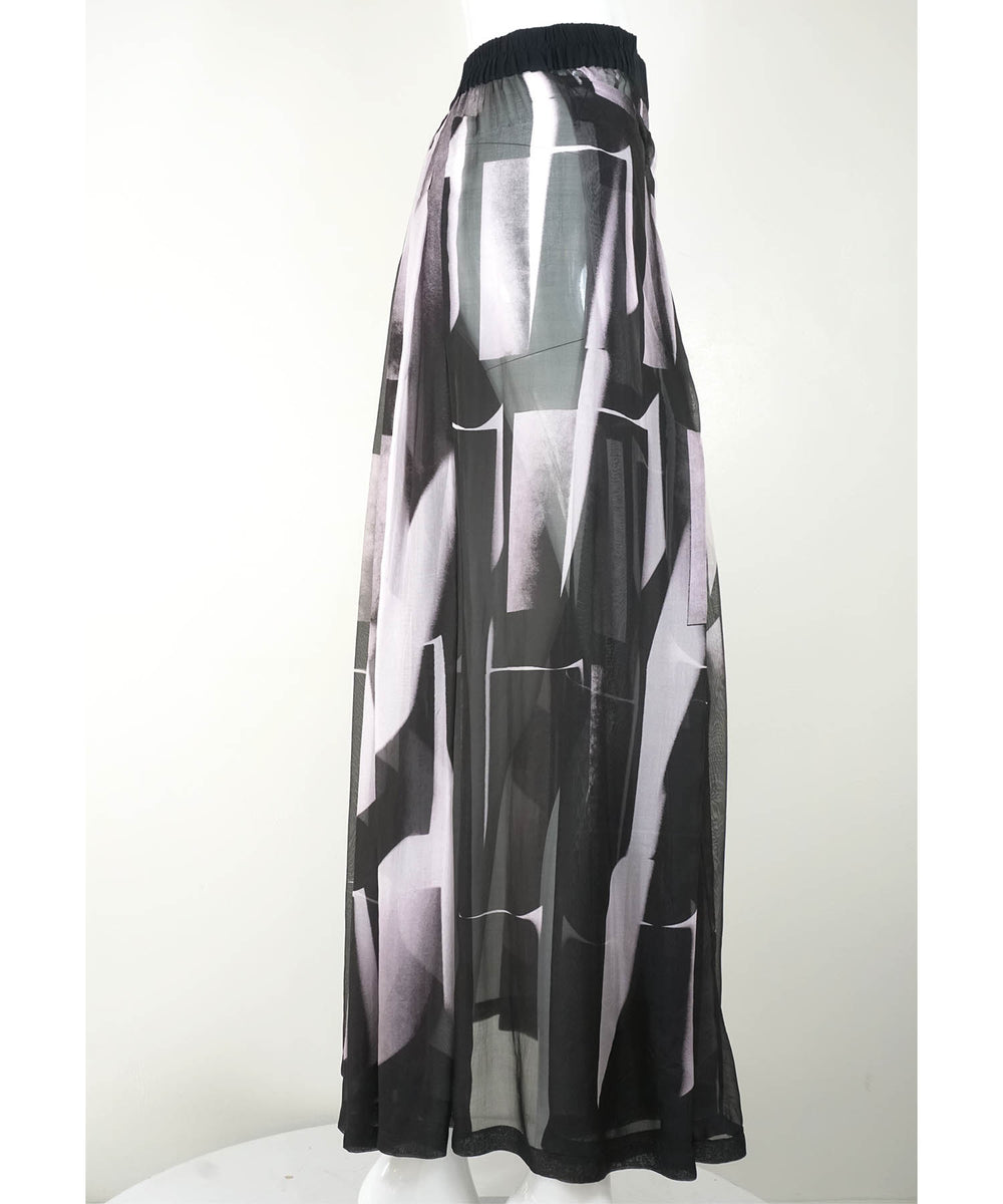 Ann Demeulemeester Silk Double Slit Maxi Skirt – Foxy Couture