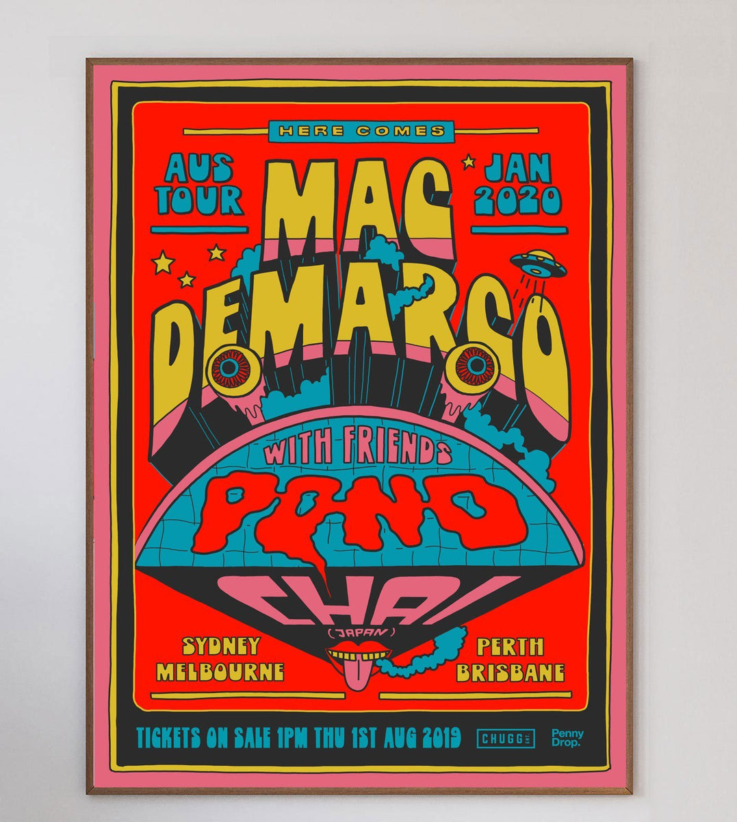 Mac Demarco Rock En Seine Original Poster