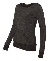 Ladies Maniac Eco-Fleece slouchy Sweatshirt-stealth