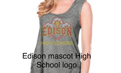 Juniors Sheer Jersey Cntrst V Neck Raglan 3/4 Sleeve-ehs