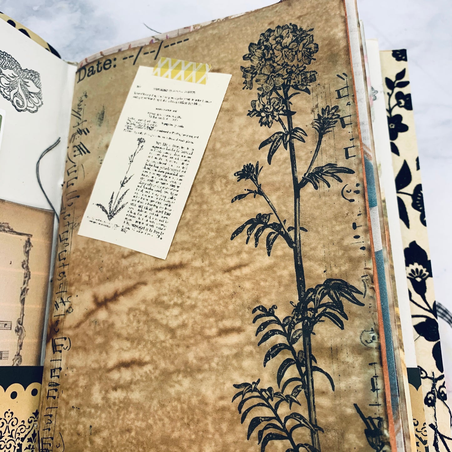 Discovering Daises Junk Journal by Dawn Orahood(Jan 2020 Challenge Journal)