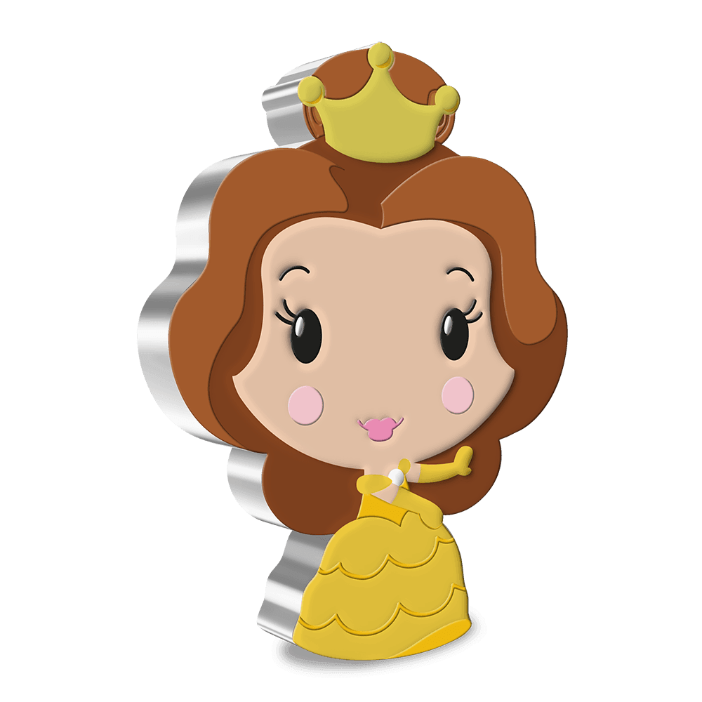 Belle 1oz Silver Chibi® Coin - Disney Princess | New Zealand Mint