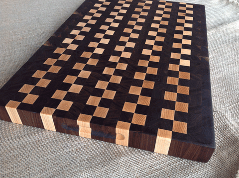 end grain board