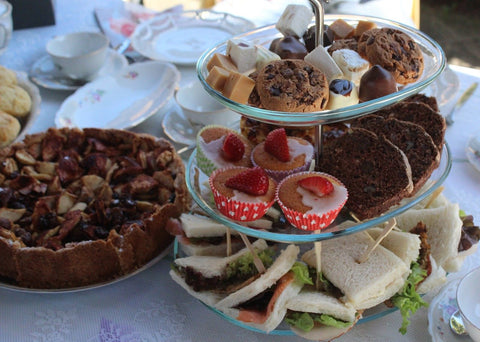 high tea scones and pastries