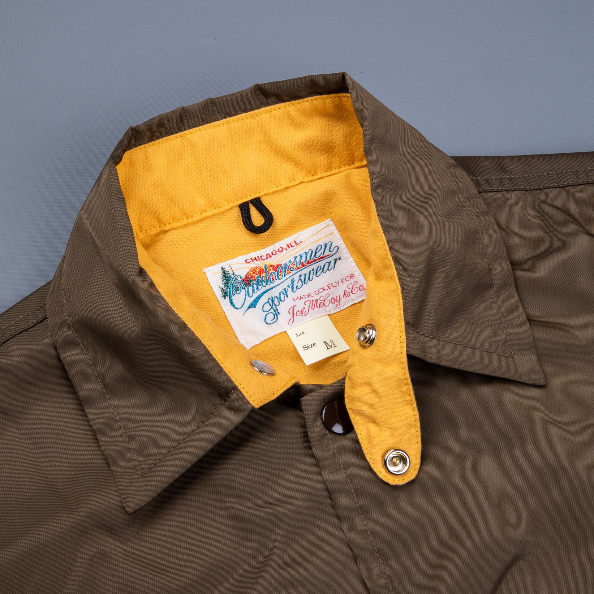 The Real McCoy´s Nylon Cotton Lined Coach Jacket Brown