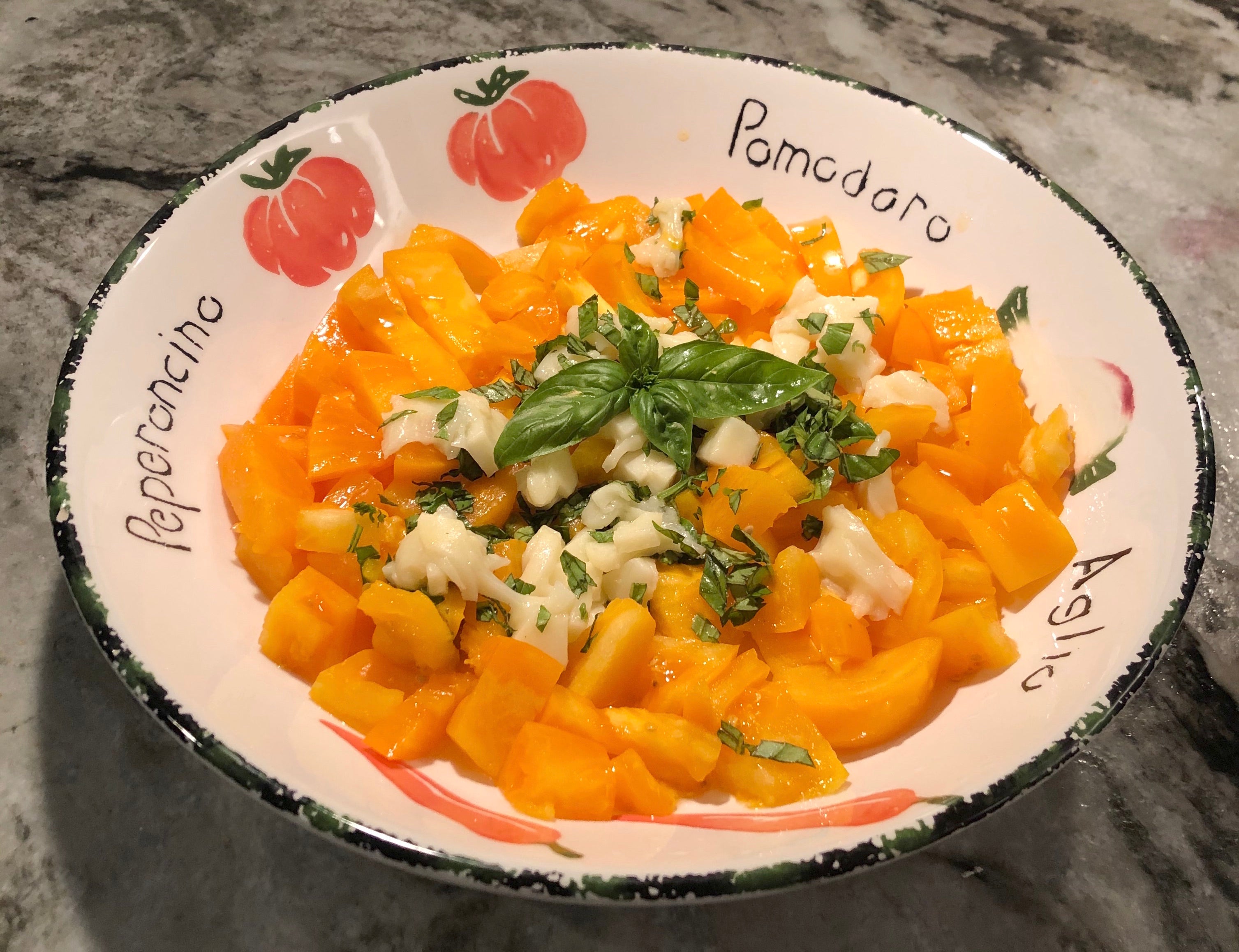 Tomato Basil Mozzarella Salad Ingredients