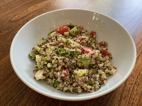 Bowl of Quinoa Garden Salad