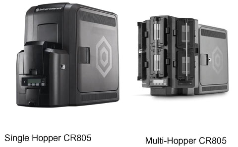 Entrust Datacard™ CR805™ Card Printer with Multi-Hopper 