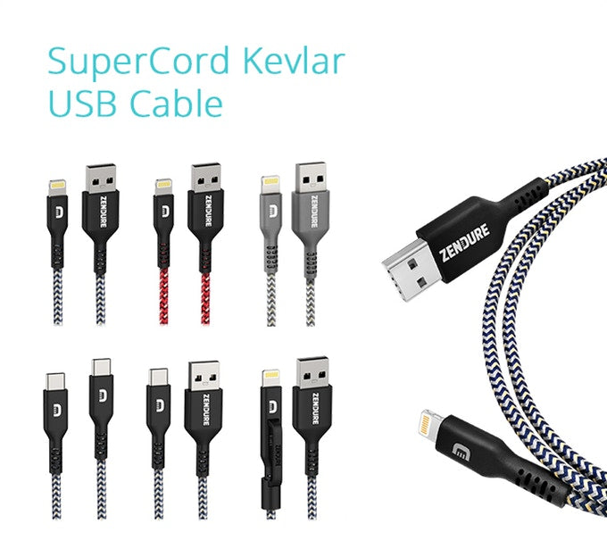Zendure SuperCord Kevlar Cables