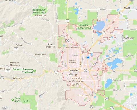 Boulder map