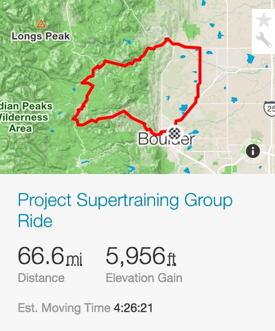 Project Supertraining Group Ride