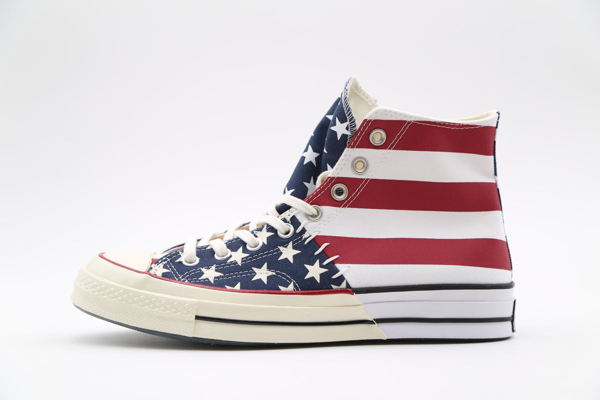 converse usa white