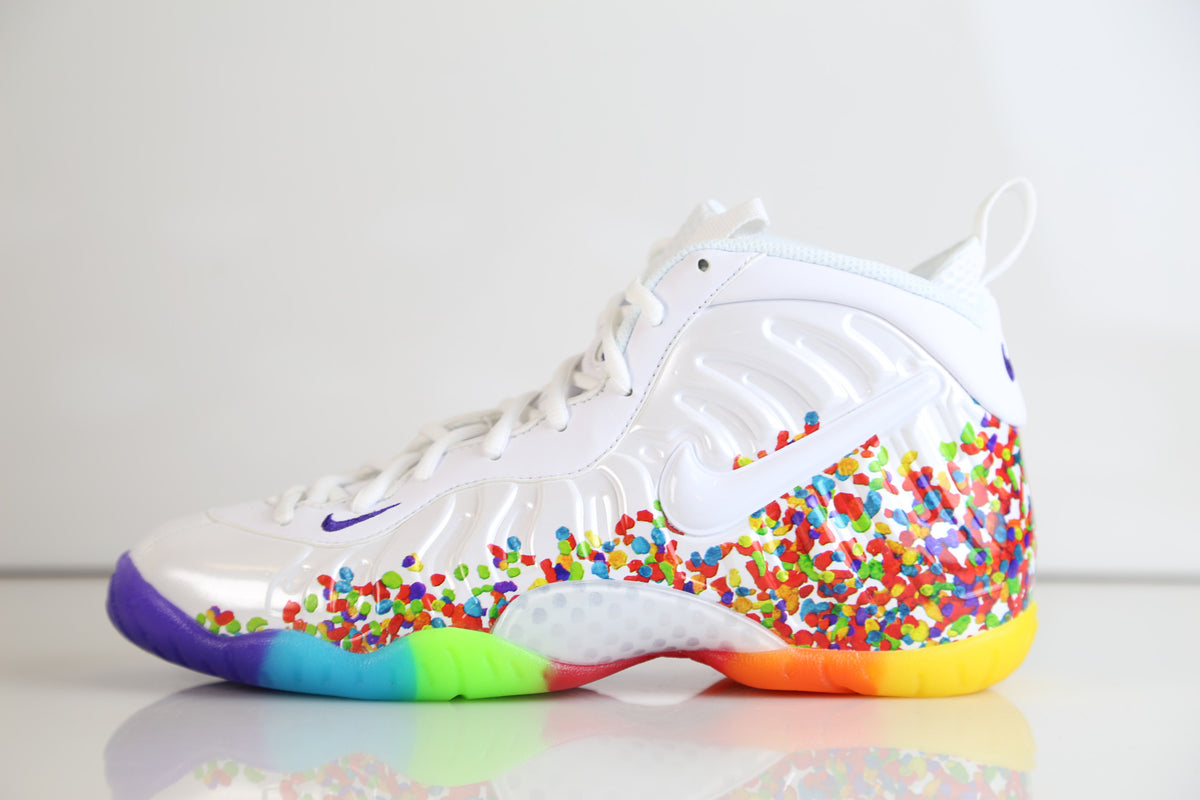 nike foamposite fruity pebbles mens