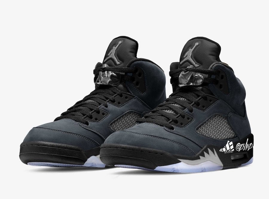 jordan retro 5 wolf grey