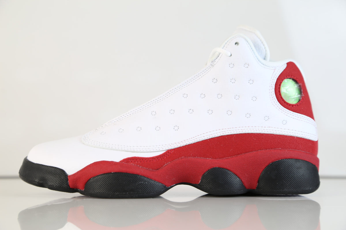 white and red retro 13