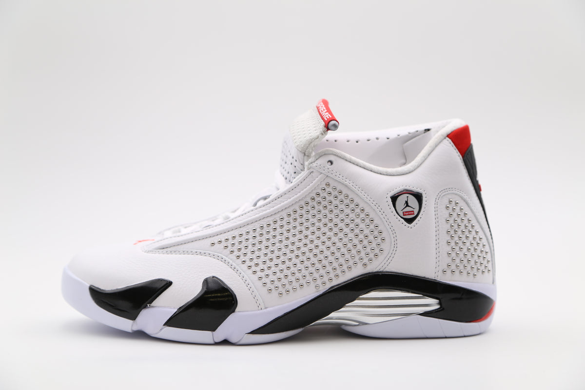 Nike Air Jordan Retro 14 Supreme White 
