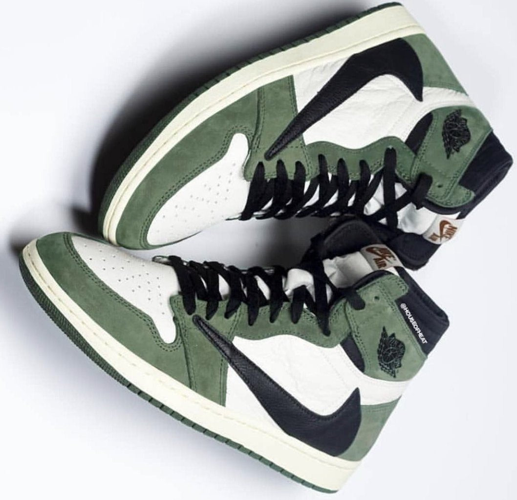 travis scott green jordans