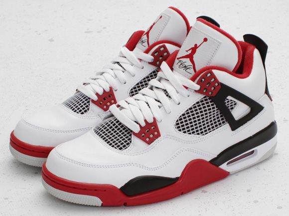 nike air jordan retro 4 red