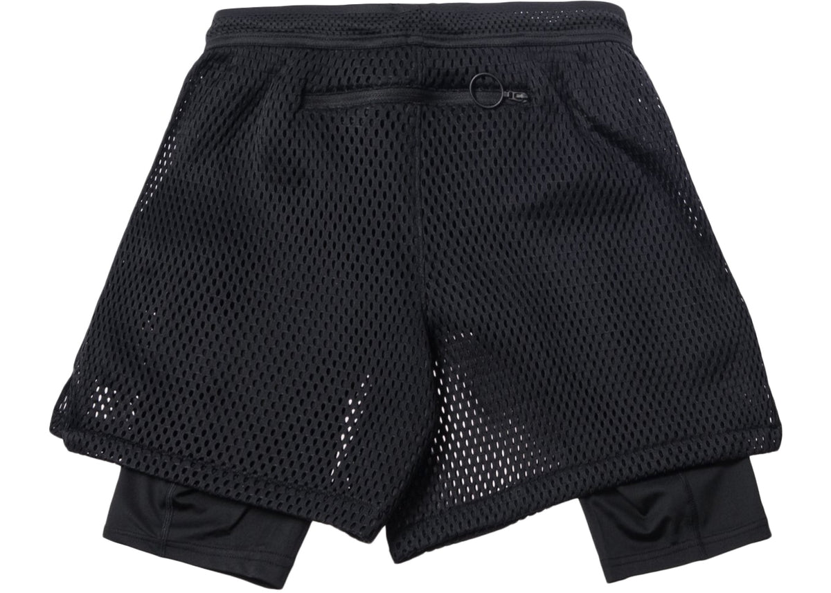 black nike mesh shorts