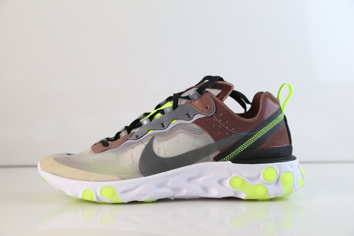 Nike React Element 87 Desert Sand Grey 