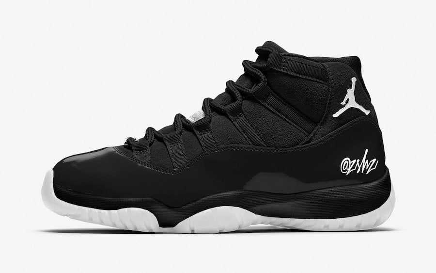 jordan retro 11 black white